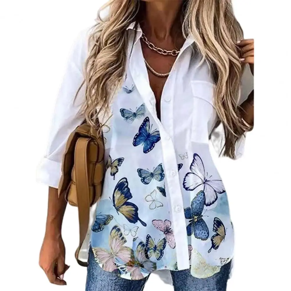 

Beautiful Spring Summer Top Casual Women Summer Print Cardigan Soft Women Summer Top Commute