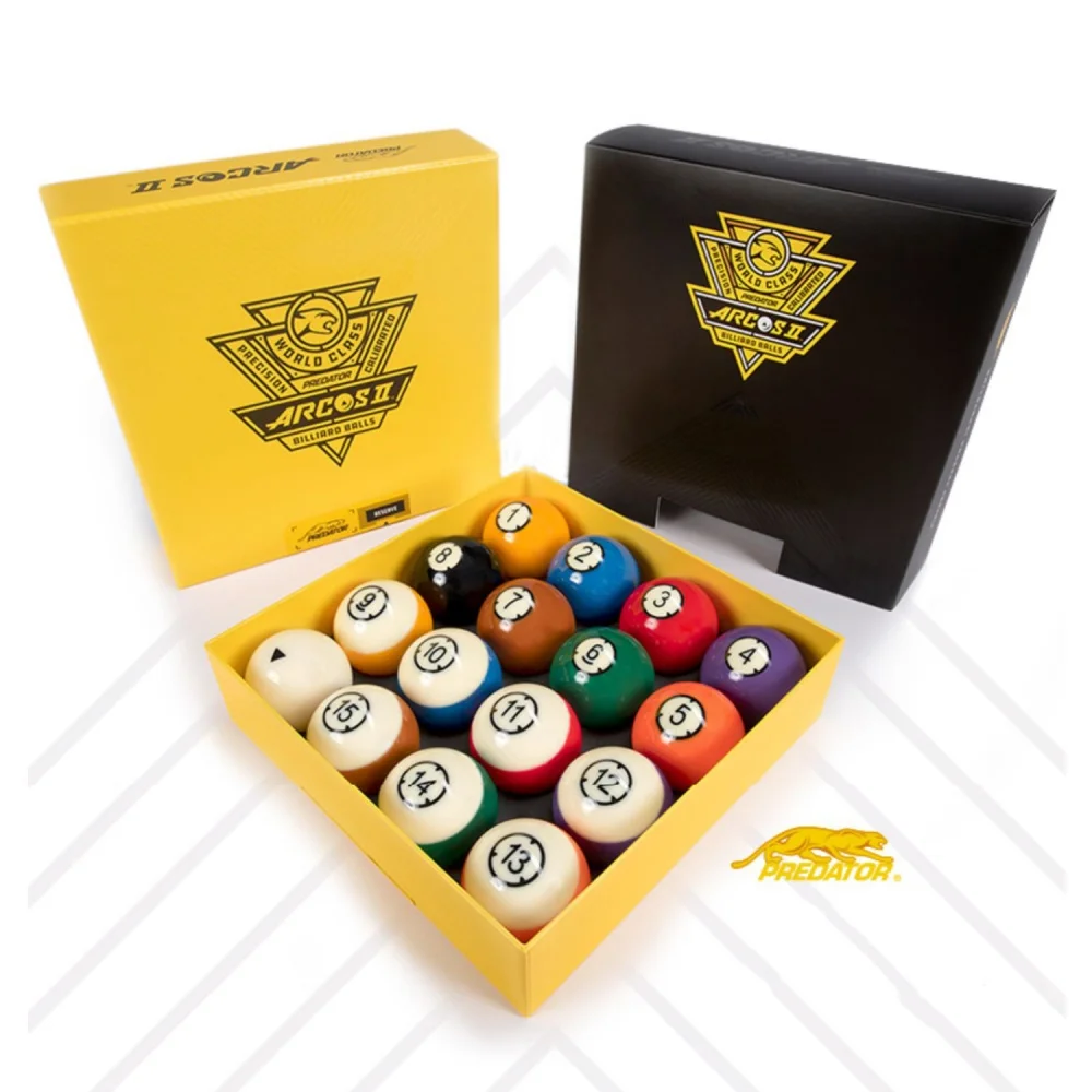 Predator Arcos II Billiards Phenolic 2 -1/4 Inch Pool Balls Set