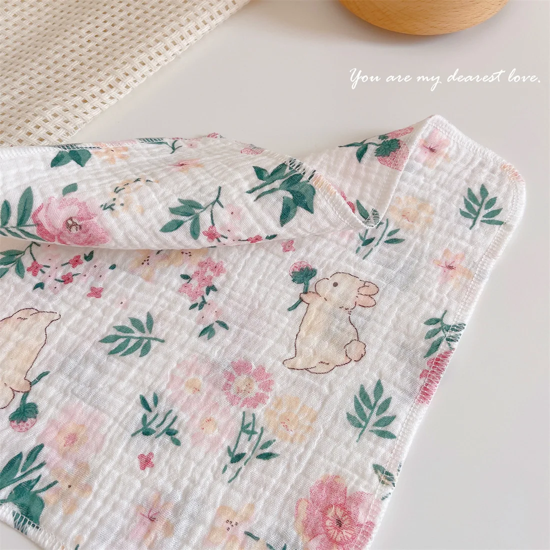 Cotton Gauze Towel Baby Saliva Towel Pure Cotton Gauze Towel Baby Burp Kidsren's Handkerchief Newborn Super Soft Face Wash Small Square