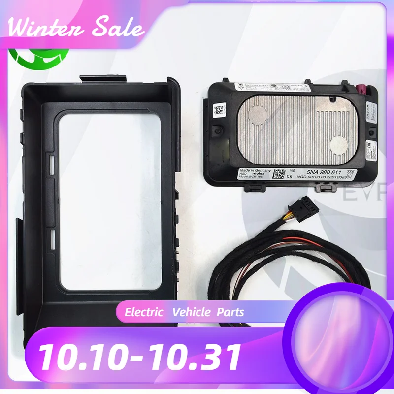 

Car wireless charging with holder For Kodiaq 5NA 980 611 5CG 980 611 5CG980611 For Kodiaq wireless charge