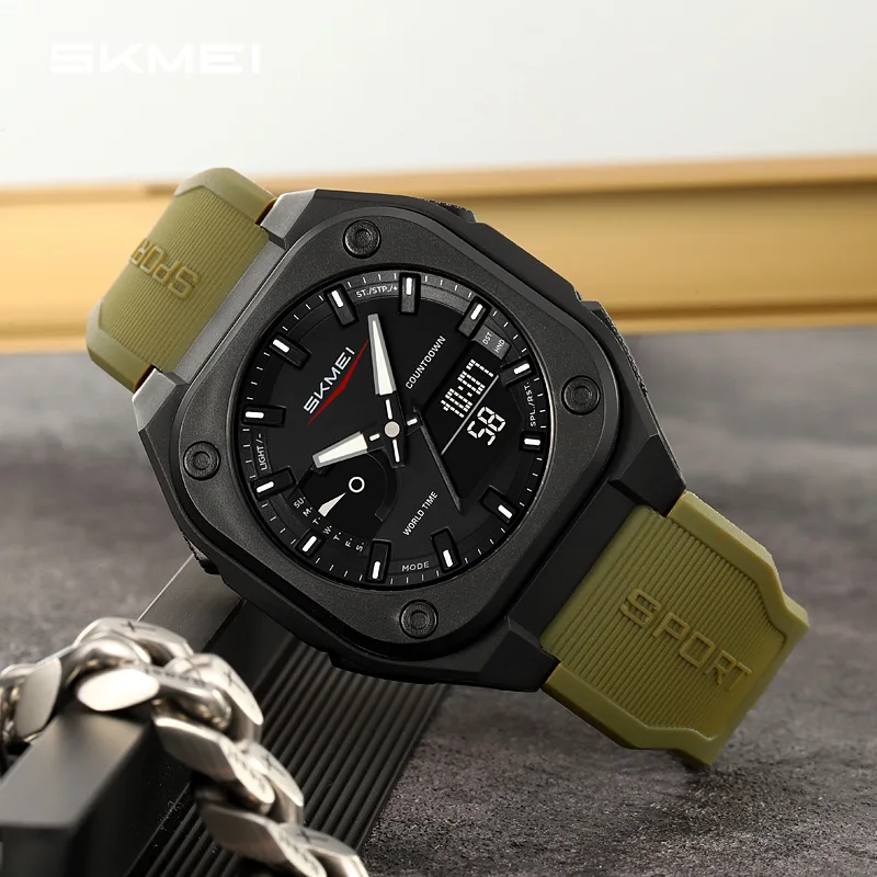 Enhanced Shockproof Waterproof LED Digital Sports Watch