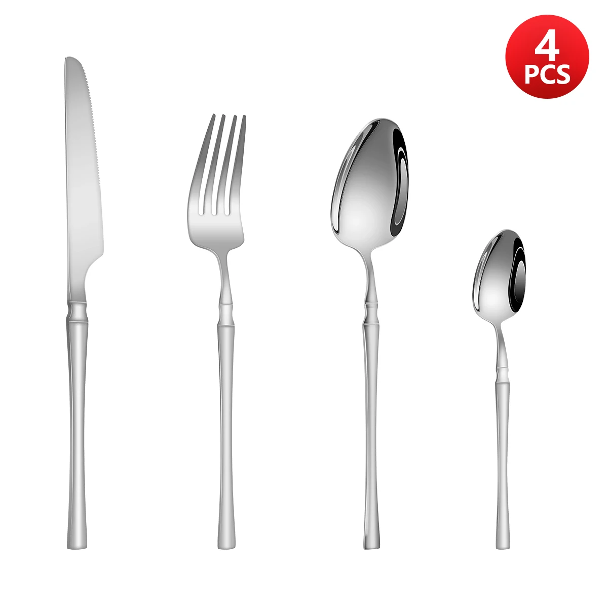 Silver Stainless Steel Cutlery Set 5