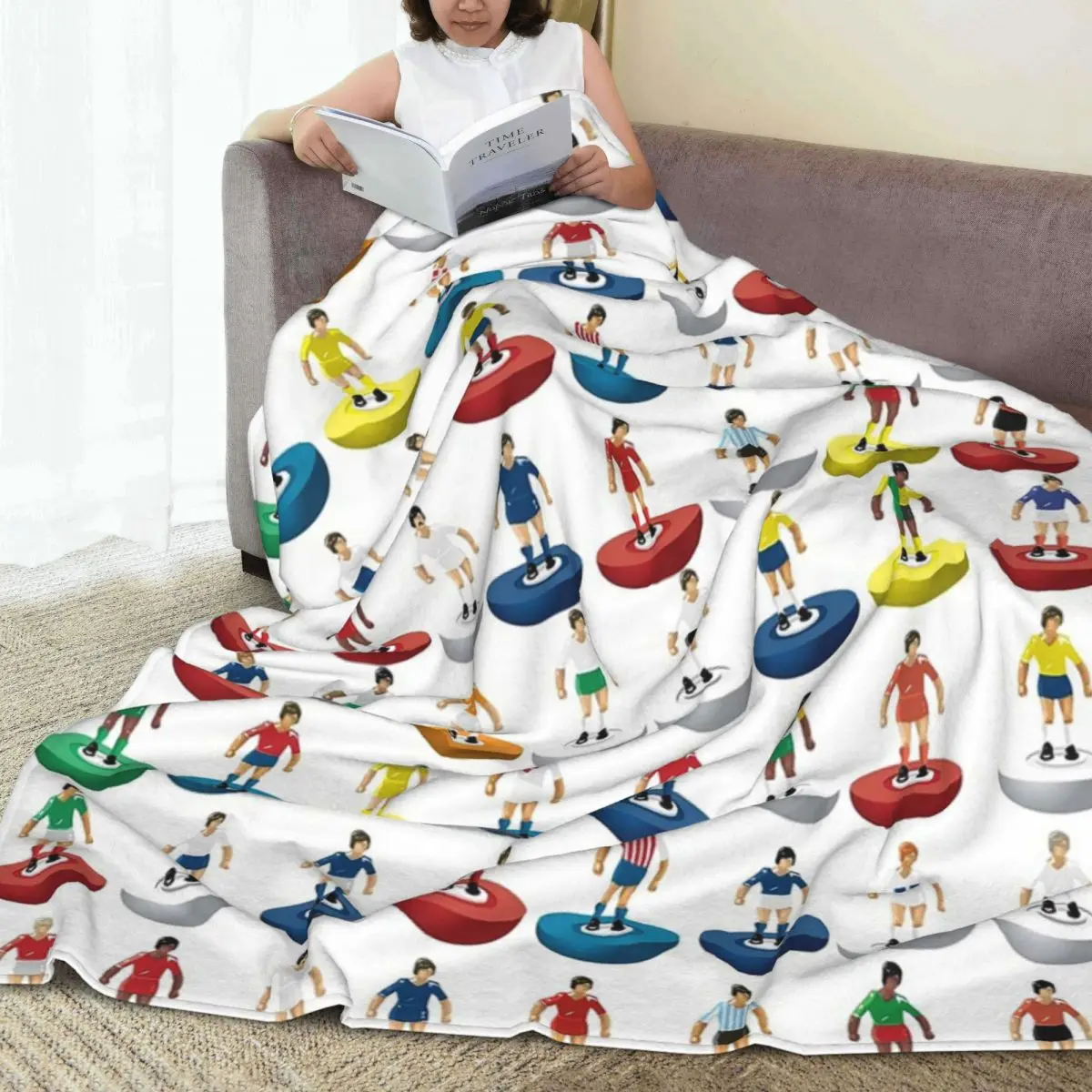 World Subbuteo Players Blanket Fleece Breathable Sofa Throw Blankets For Home Bedroom Office Throws Bedspread Quilt 5
