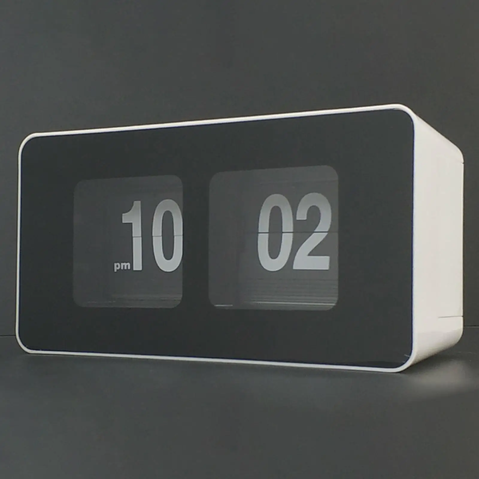 Automatic Flip Clock Battery Operated Desk Clock Table File Down Wall Non Ticking Silent Sweep