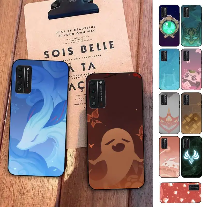 

Genshin Impact Logo Phone Case for Huawei Honor 10 i 8X C 5A 20 9 10 30 lite pro Voew 10 20 V30