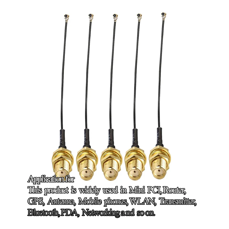 10 Pcs Câble D'Extension SMA Vers IPX (U.FL) Capteur D'Antenne Reconnaissance Faciale 10cm