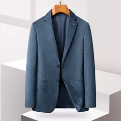 2024 Spring New Men's Fashion Versatile Business Suit Coat Youth Casual Korean Edition Simple Long Sleeved Small Suit