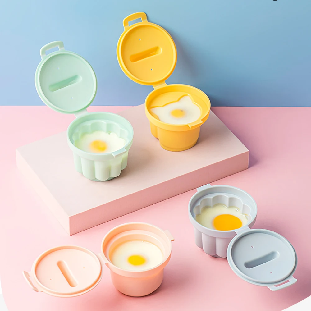 

4 шт./компл. милые инструменты для приготовления яиц с щеткой, пластиковый котел для яиц, котел для детей, форма для выпечки яиц, кухонные принадлежности