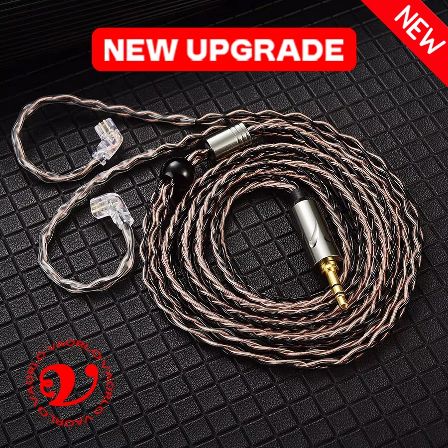 Premium Wired Earphone Cable with 3.5mm Jack and QDC 0.75mm Connector