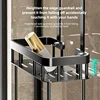 Storage Rack Bathroom  Over The Door Shower Caddy Bathroom Hanging Shelf Double Layer Shower Shelf Bathroom Caddy Organizer 4