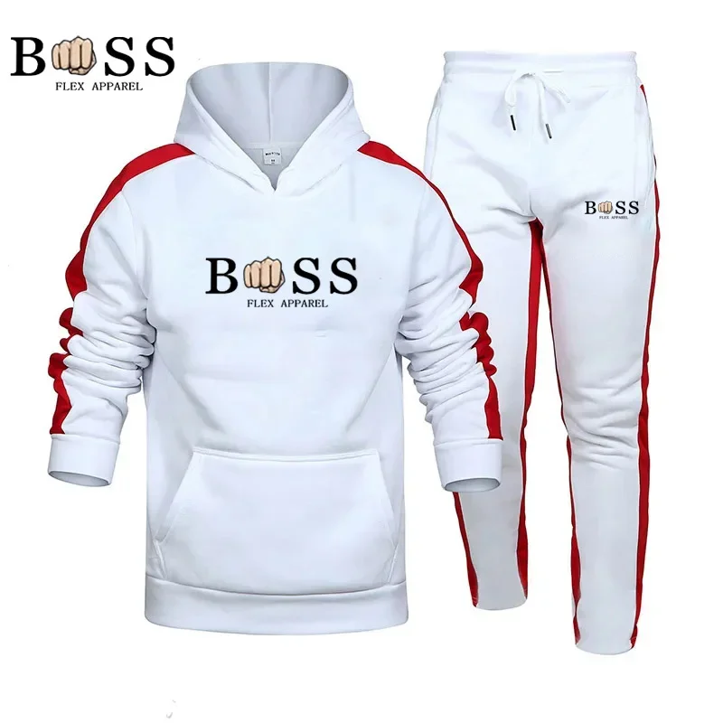 Men and Women Sets Tracksuit Hoodie Sweatshirt and Sweatpants 2-piece Set Fitness Gym Running Spring Jogging Sportswear Suit sports suit