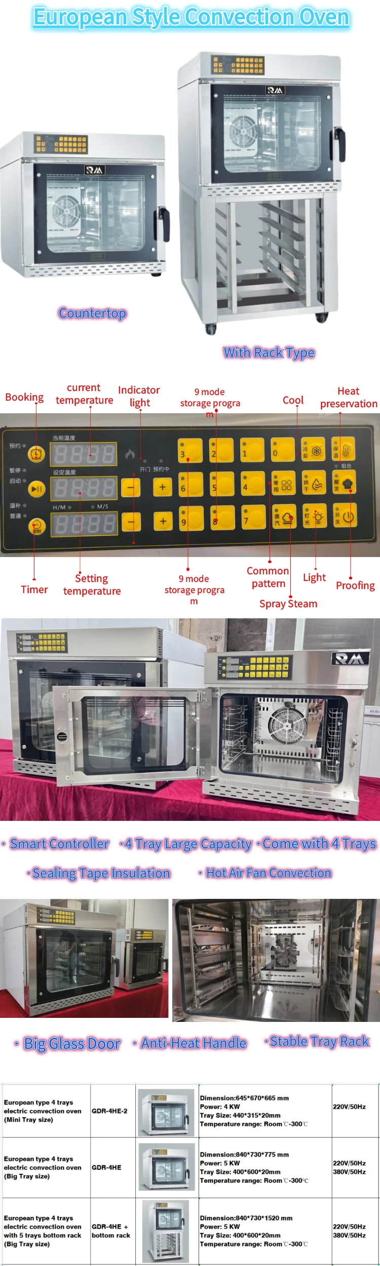 40cm 45cm Built in Multi-function Single Kitchen Built-in Ovens Mini for Baking Home Macarons Sale Oven-for-steaks