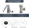 Toilet Ultra-thin Bidet non-electric Self-Cleaning Dual Bozzle Toilet Seat Accessory Cold Water Purification Basin Before and af 6