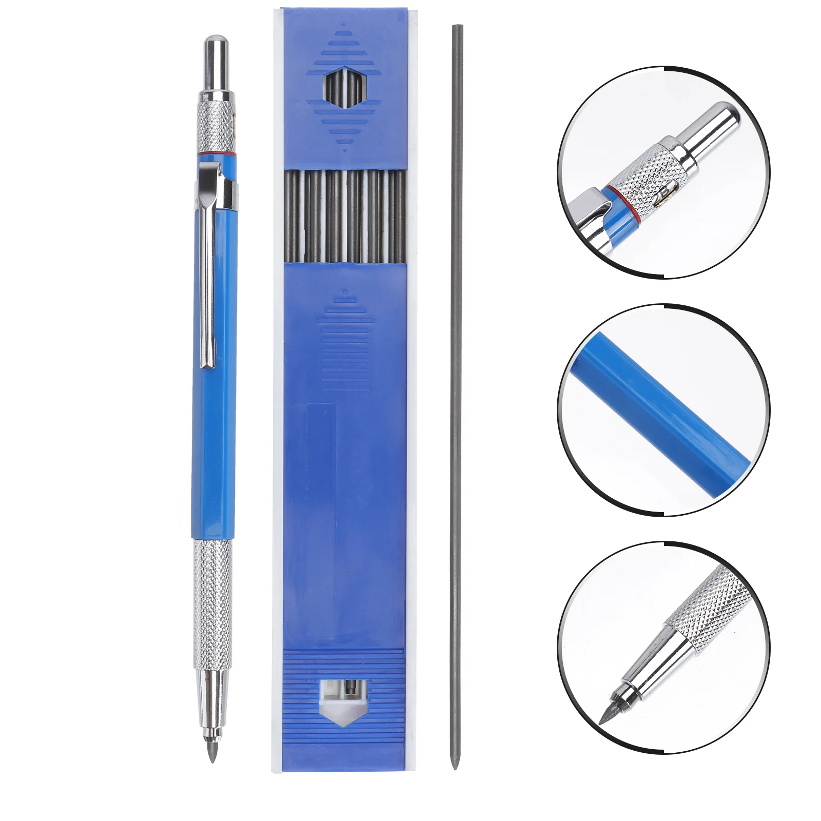 2 Sets of Good Quality 20 Drawing Engineer Marker Drawing Japanese Mechanical Pencils Blue