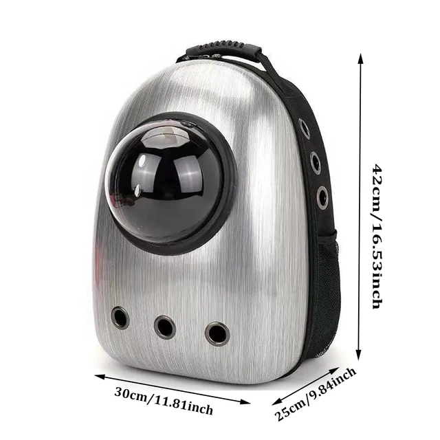 PET carrying bag Spacecraft pet backpack Large capacity cat bag Outgoing bag, portable pet backpack  Breathable pet backpack 4