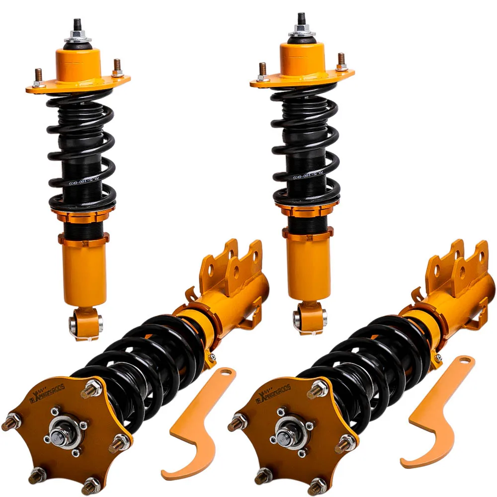 

Front Rear Coilover Shock Absorber Set O/S For Honda CRV CR-V 2007-Onwards New