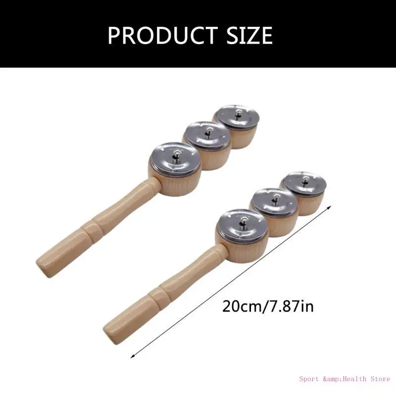Tambourine Sticks Musical Bells Hand Rattles Bells Music Tambourine Percussion