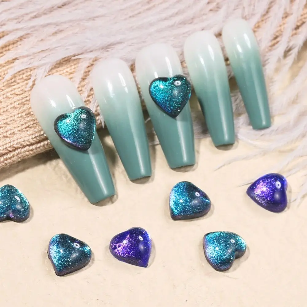 

Nail Beauty Flat Bottom Drill Love Hearts DIY Materials Manicure Jewelry 3D Nail Charms Nail Art Decoration Nail Rhinestones