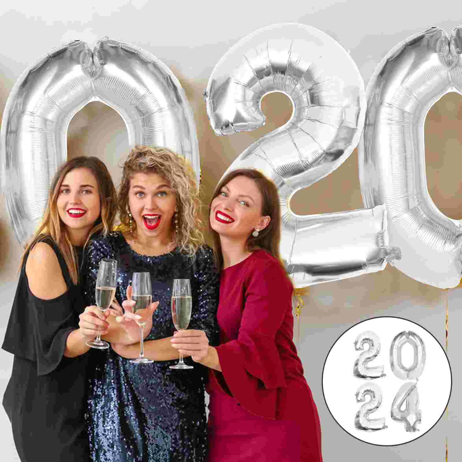 

of Decorative Foil Balloons New Year Balloons Party Layout Balloons New Year Party Decors