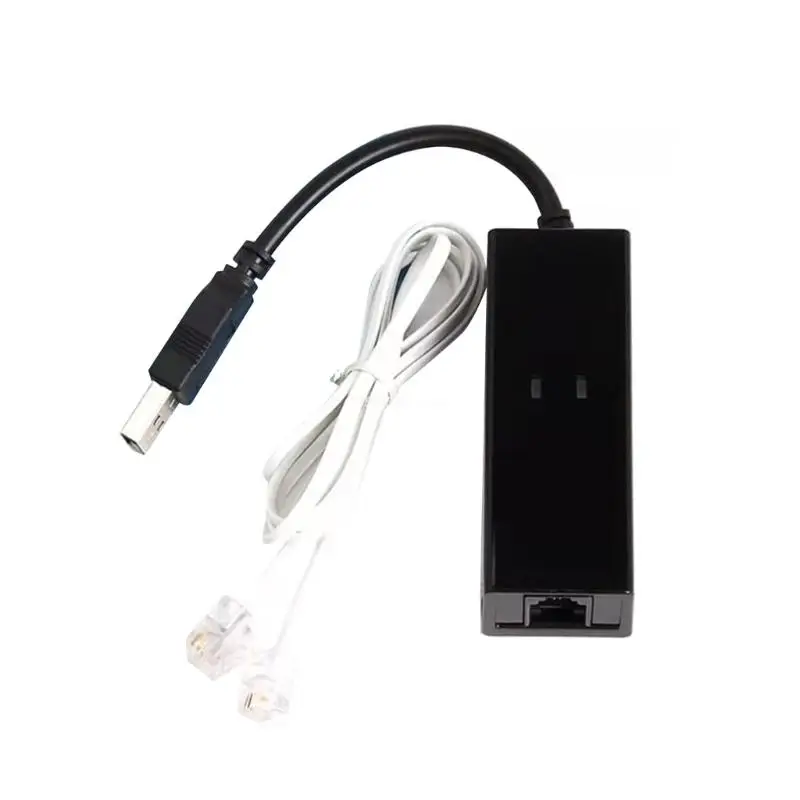 USB 2.0 Fax Modem External 56K Dial Up USB Analog Fax Modem for Win 7/8/10/XP Dropship