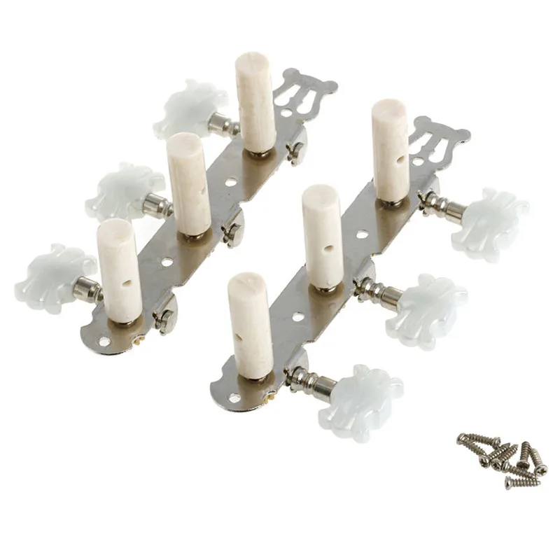 Guitar Tuning Pegs Machine Tuners pair White Machine for Head for Classic Gu