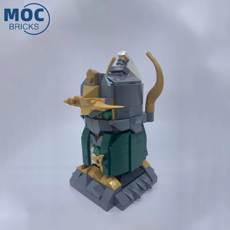 

Game Series MOC Brickheadz Cartoon Character Night Elf Suit Model Assembly Toy Building Blocks Children's Christmas Gifts