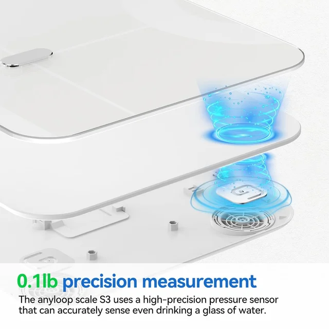 anyloop Smart Scale for Body Weight and Fat Percentage, Accurate Weight