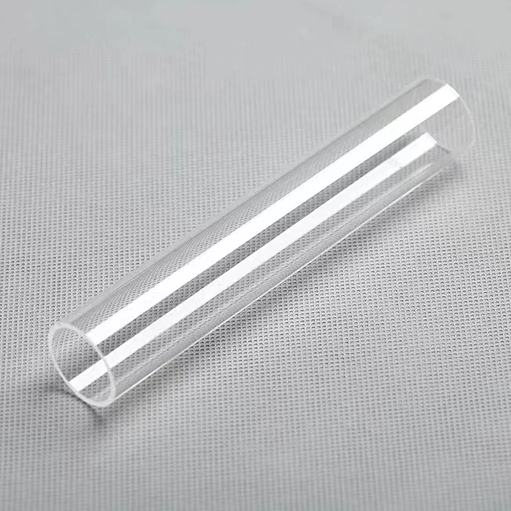 Lot De 6 Tubes En Verre Borosilicate Incassable — Longueur 10,2 Cm, Diamètre 12/8 Mm — Résiste Aux Hautes Températures, Transparent, Idéal Labo Ou Bricolage
