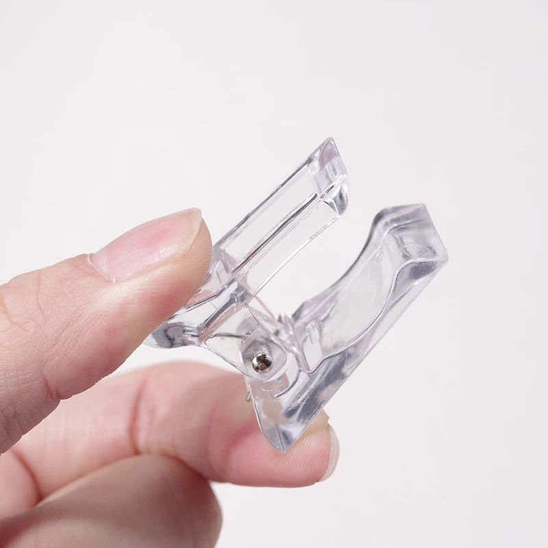 1/5/10Pcs Acrylic Nail Clip Transparent Gel Building Tips Clips Finger Nail Polish Extension UV Clamps Manicure Art Builder Tool 4