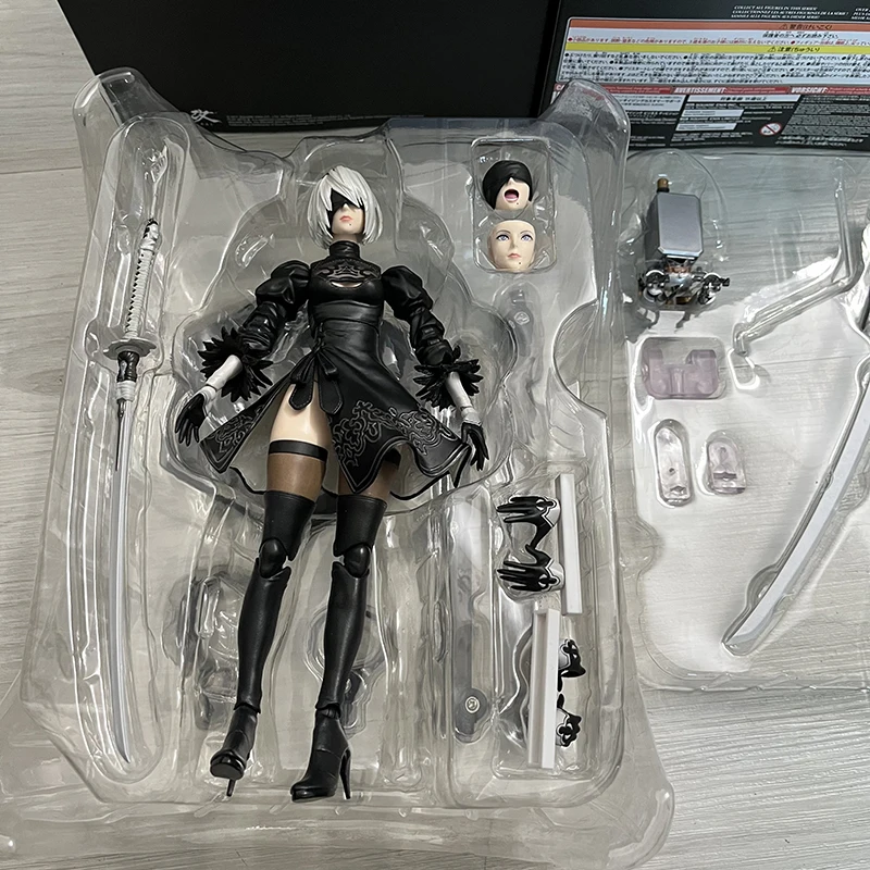 China SHF 1/12 15cm NieR : AUTOMATA 2B Action Figures MODEL SET ANIME Desk  Top Decorated - AliExpress