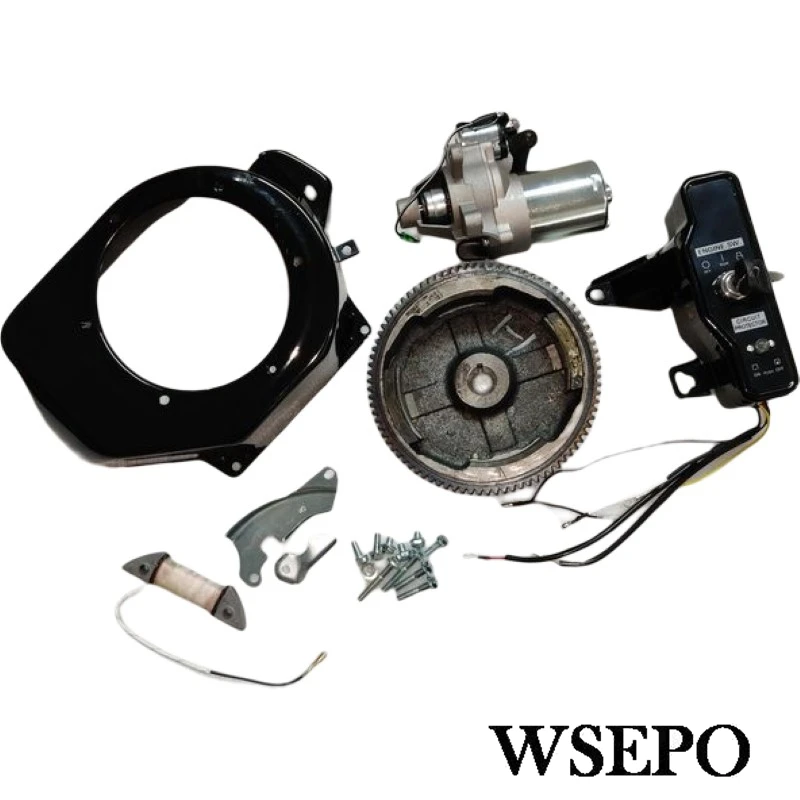 black-electric-start-kit-starter-housing-flywheel-charging-coil-switch-box-fits-gx140-gx160-gx200-gx210-168f-170f-gas-engine