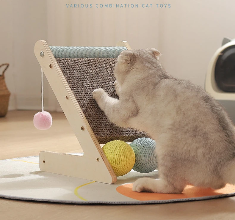 Title 3, Cat Scratching Ball Toy Kitten Sisal Rope Ball ...