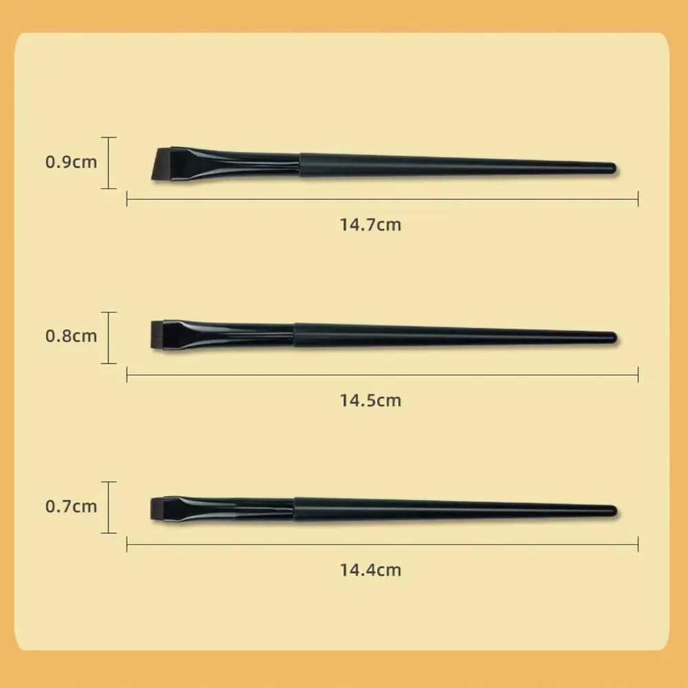 Makeup Brush Set Makeup Brush Makeup Tool Set Makeup Tool Blade Makeup Brushes Angled Thin Eyebrow Brush Flat Fine Eyeliner Brush Professional Liner Brow Make Up Tool