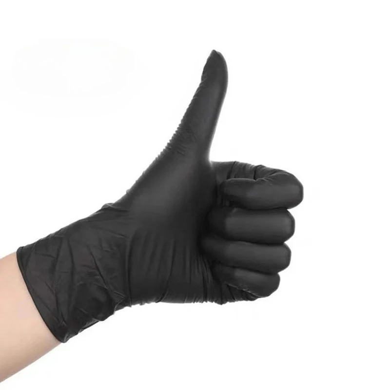 Gants Vinyle Jetables Lot 10/20/50/100pcs - Taille S/M/L - Noir/Rouge/Or