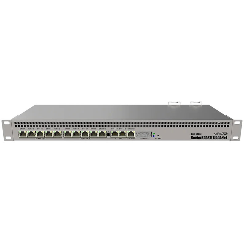

Mikrotik RB1100Dx4 Enterprise Gigabit ROS Router L6