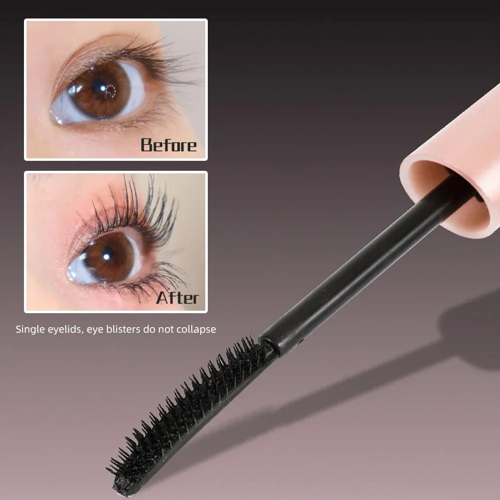 Black Waterproof Mascara For Lengthening And Volume Lashes_voghion.com