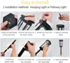 LAOPAO Solar Lights | Solar Pathway Lights Outdoor with Ground Stakes and Ring Clip - IP65 Waterproof Automatic Garden Landsca 4