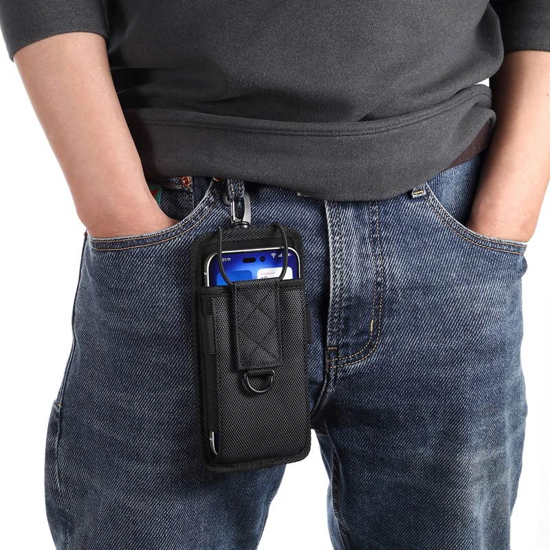 Oxford Cloth Universal Cell Phone Bag with Hanging Shoulder Strap