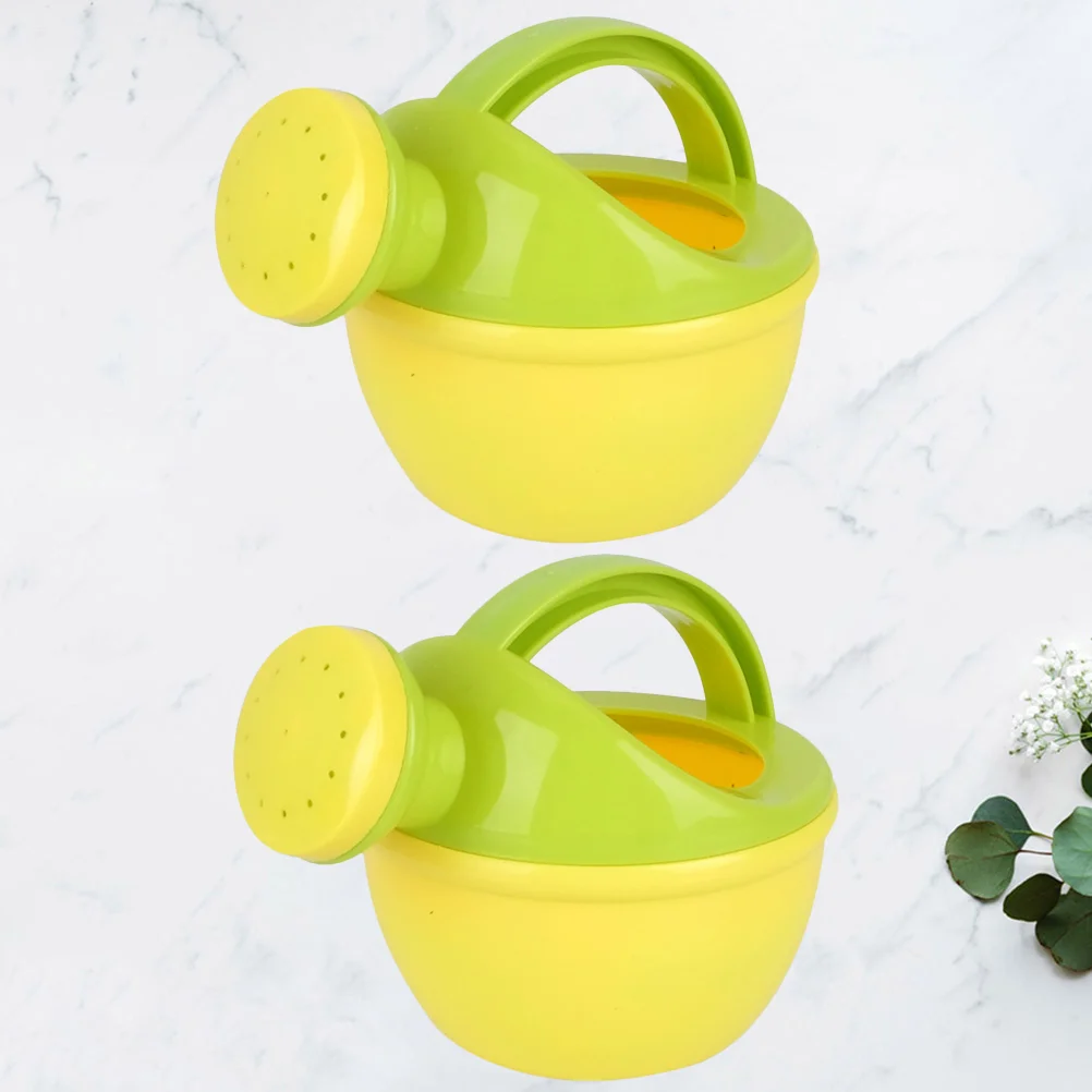 

2PCS Kids Watering Can Water Beach Sand Toys Bathtub Toys Sprinkled Kettle- Size ( )