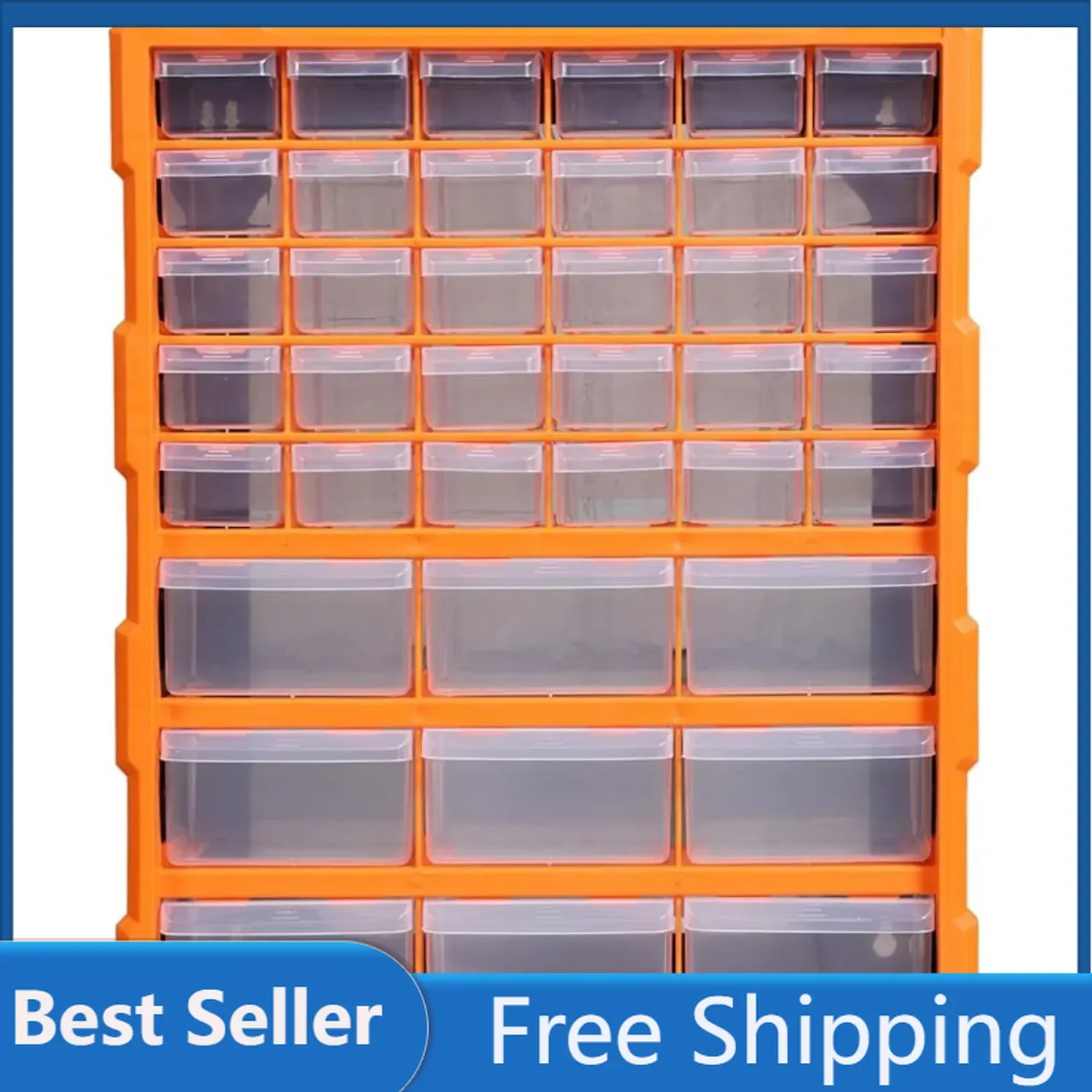 39 Drawer Plastic Storage Organizer Cabinet