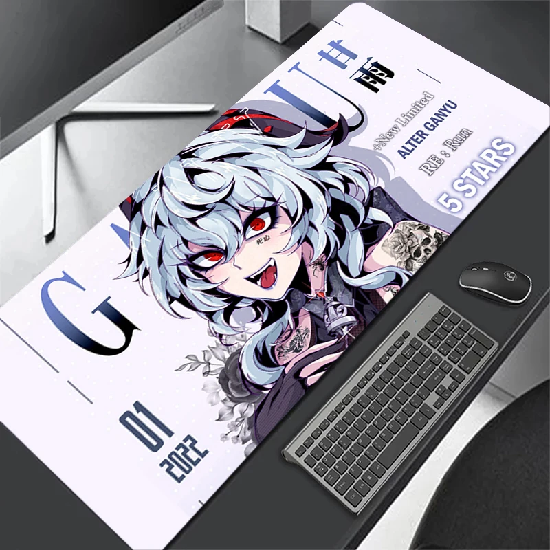 thumbnail image 1 of Alfombrilla de ratón grande para Gamer con impresión HD Genshin Impact Ningguang, alfombrilla para teclado, alfombrilla de escritorio para juegos, alfombrilla de goma para mesa, alfombra de 100x50cm, 1 of 5