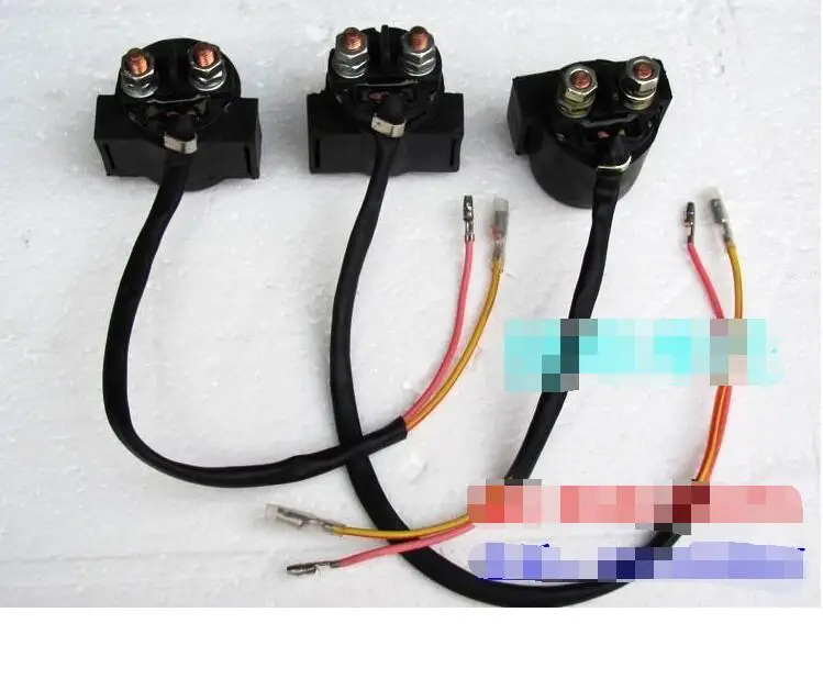 

3pcs For Jialing / Zongshen / CQR / N Forest / 250R Xinyuan Motorcycle accessories electric start relay SUV Accessories