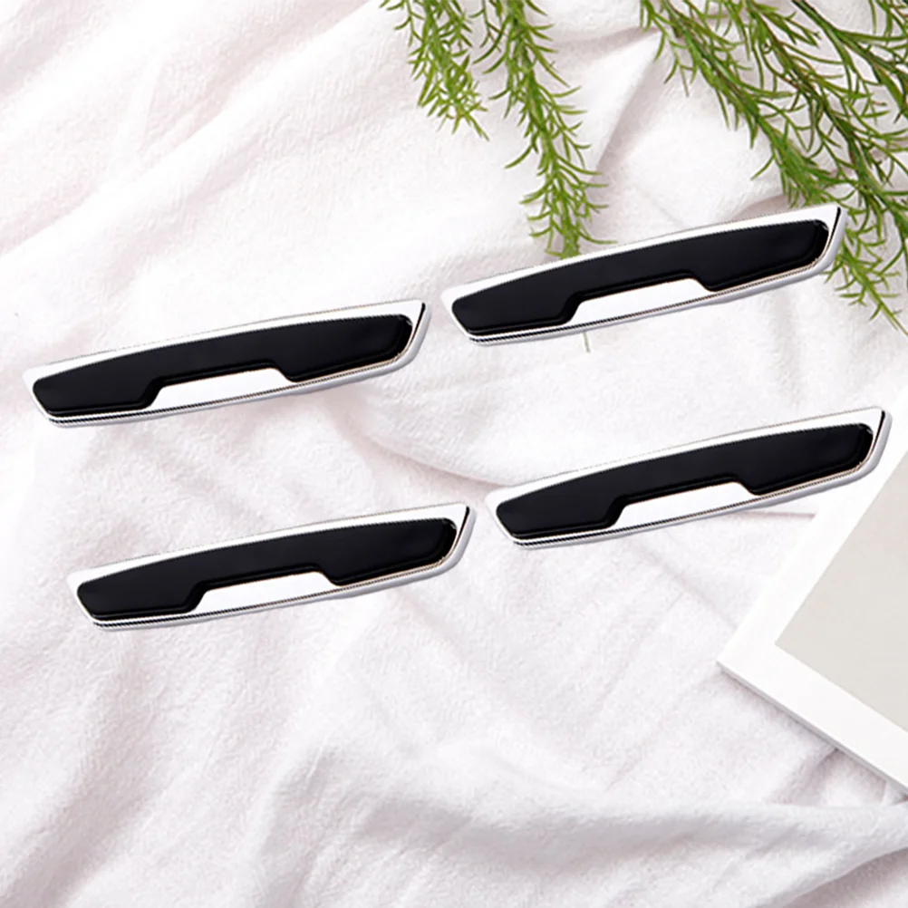 

4Pcs Universal Car Door Anti Scratch Strip Corner Protector Bumper Strip Guard Black