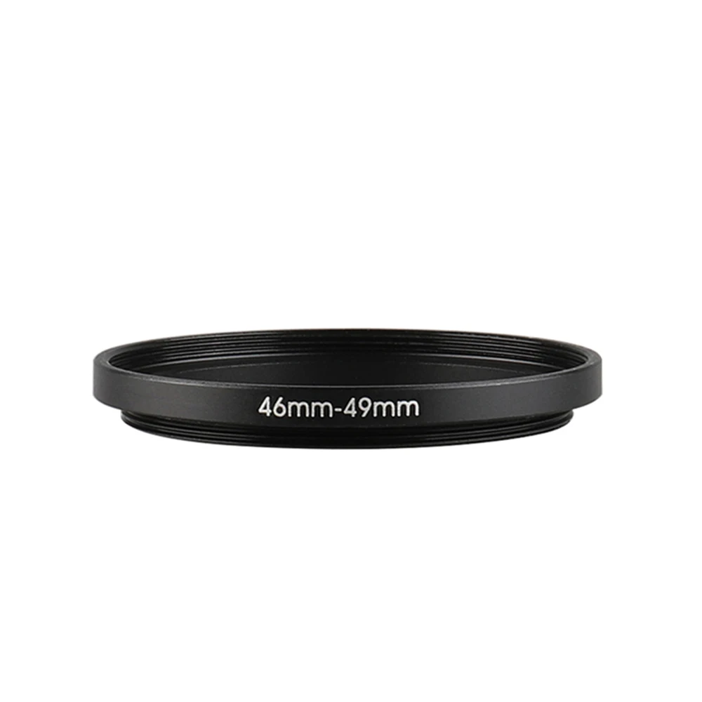 

Aluminum Black Step Up Filter Ring 46mm-49mm 46-49mm 46 to 49 Filter Adapter Lens Adapter for Canon Nikon Sony DSLR Camera Lens