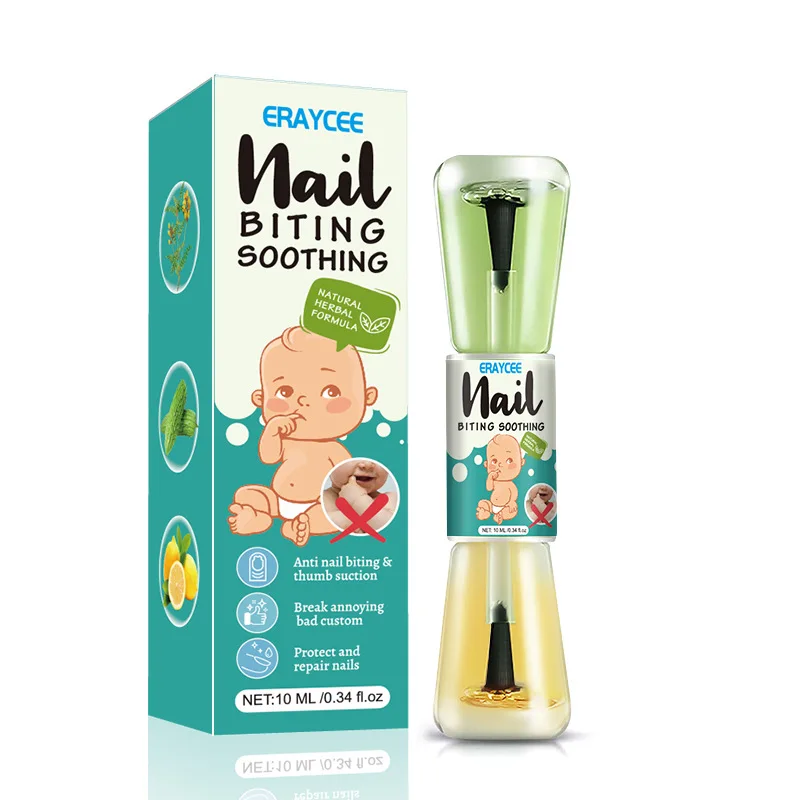 ERAYCEE Anti Nail Biting Polish Protection Children Quit Eating Hand Addiction Chewing Finger Non-Toxic Fingernail Bitter Water