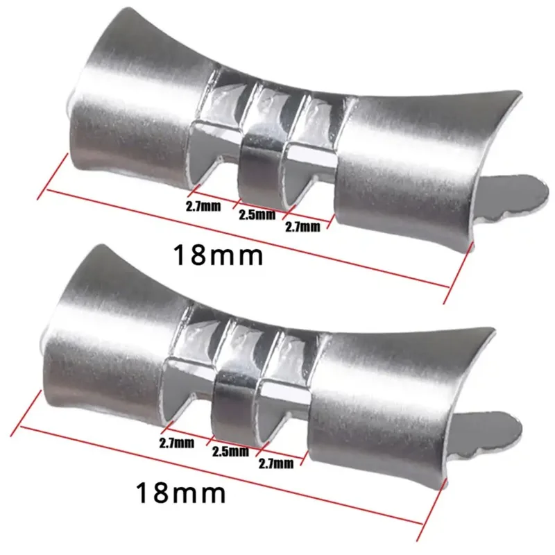 Curved Flat End Stainless Steel Metal Link Adapter