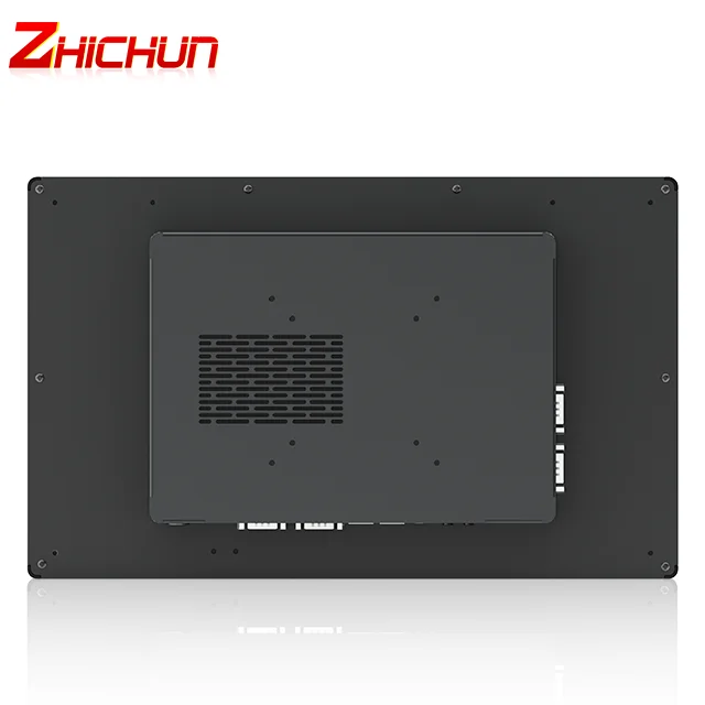 실내 산업용 안드로이드 18.5인치 6개 RS232 RS485 DC12V PCAP 터치스크린 패널 PC 올인원 컴퓨터 태블릿 컴퓨터
