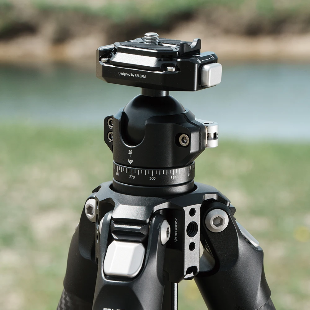 Ulanzi FALCAM TreeRoot Quick Lock Lite Tripod with F38 Quick Release Upright 360° Ball Head for DSLR Camera Travel Livestreaming - Ảnh 6