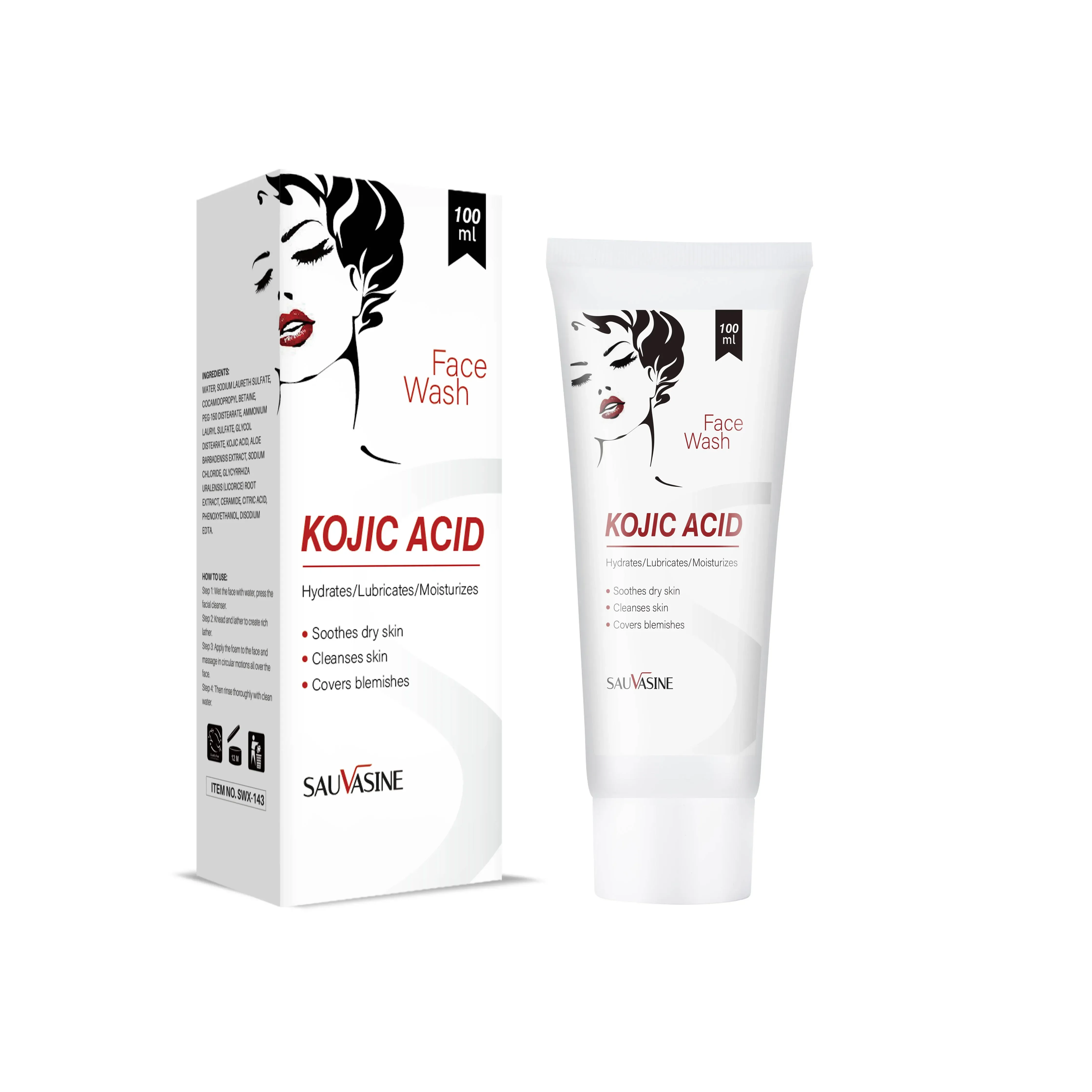 Kojic acid soap Kojic Acid Soap Kojic Acid Skin Care Set Face Cream Body Lotion Cleanser Skin Whitening Brightening Moisturizing Anti Aging