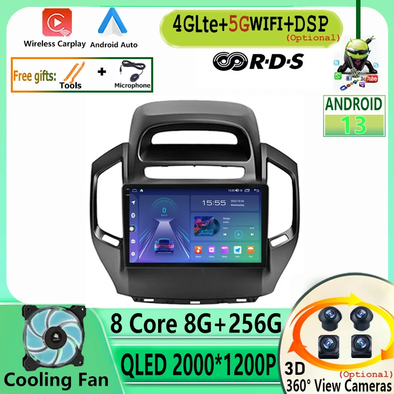 

Android 13 Car Radio For Geely GC6 2014-2016 Multimedia Video Player 4G WIFI GPS Navigation Carplay DSP Android Auto 9 Inch